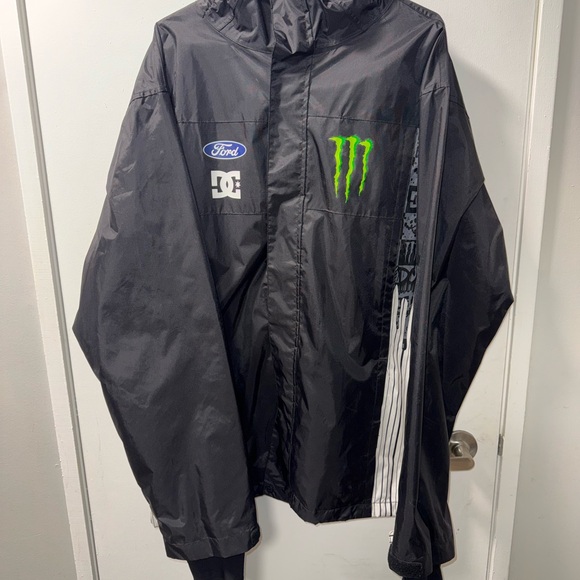 Ken Block x DC Black and White Jacket with Green Accents - Picture 2 of 10